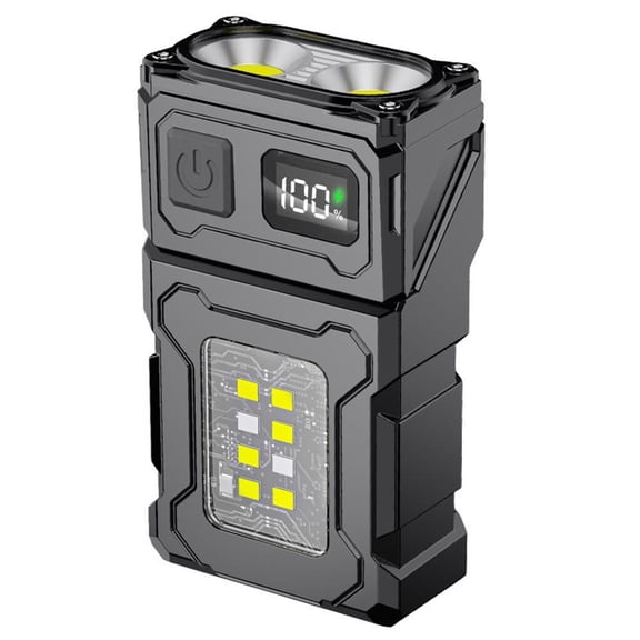 Portable Mini Pocket LED Flashlight Magnetic USB Rechargeable K4I4 Work