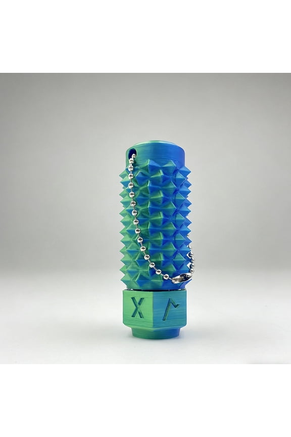 Portable Mini Pocket-Sized Stress-Relieving Keychain That Stimulates and Relieves Stress; a 3D-Printed Finger Decompression Tool; a Novel Gift for Friends.