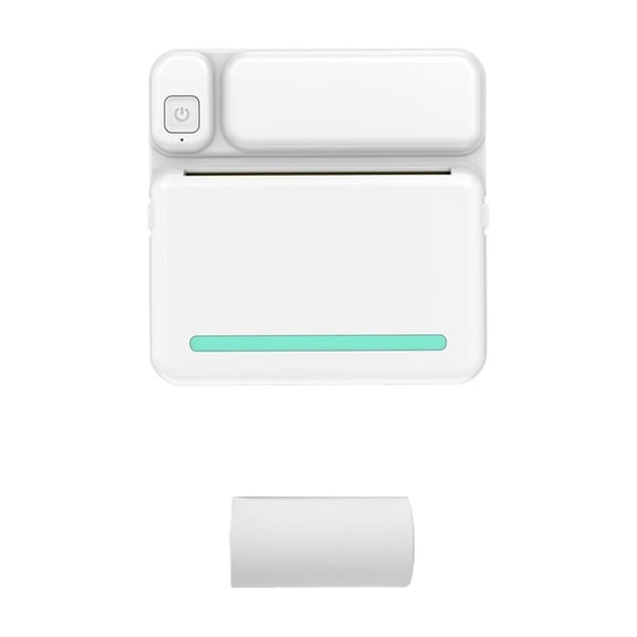 Portable Mini Printer,Thermal Pocket Label Printer, Inkless Sticker Printer ,Fast-Drying Ink with Crisp Output