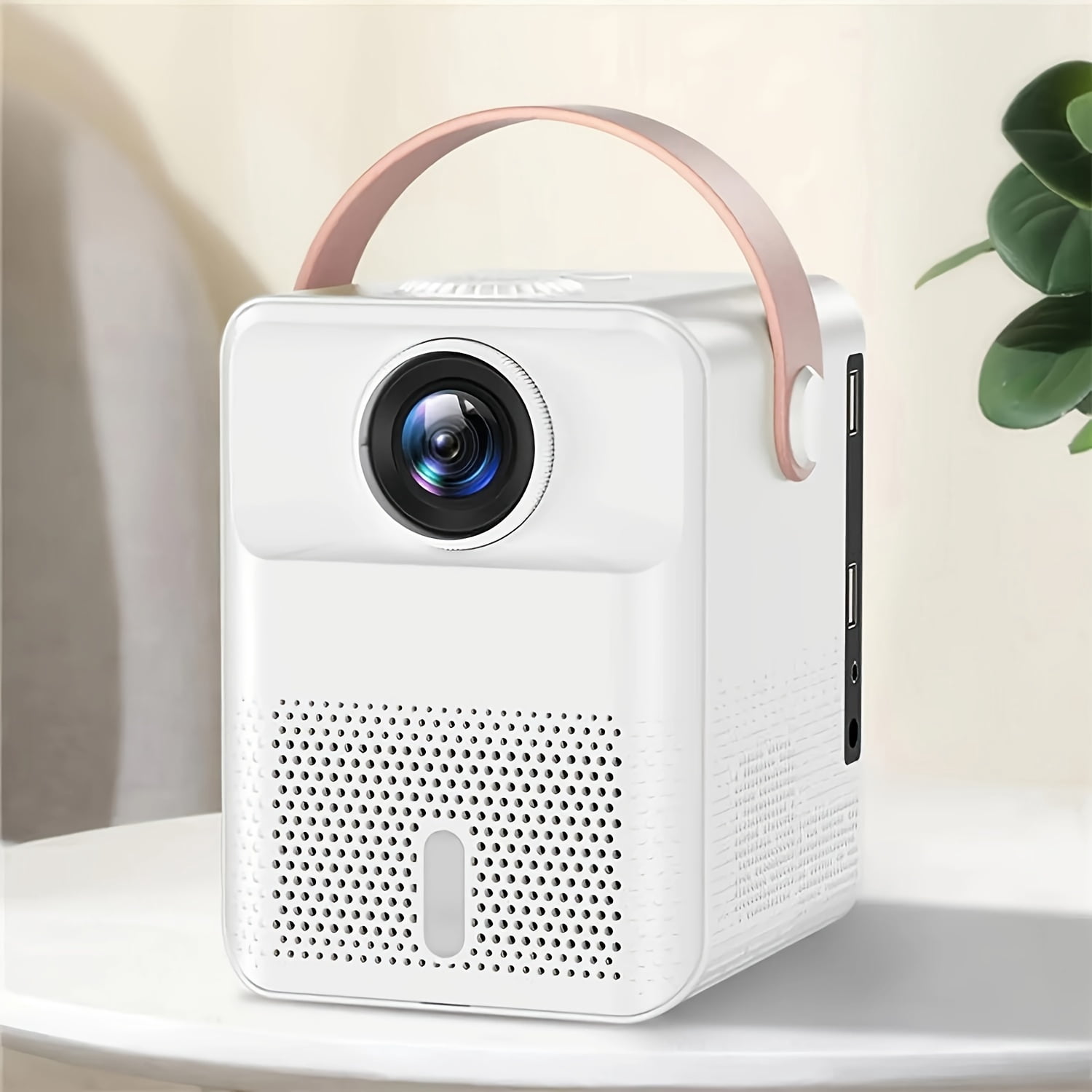 Portable Mini Projector, 1080P Supported Home Theater Projector with ...