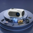 thumbnail image 1 of Portable Mini Projector 1080p HD - LED Home Cinema, Outdoor Movie, Parent Child Gift, USB HDMI AV, Eye-Friendly, 1 of 9