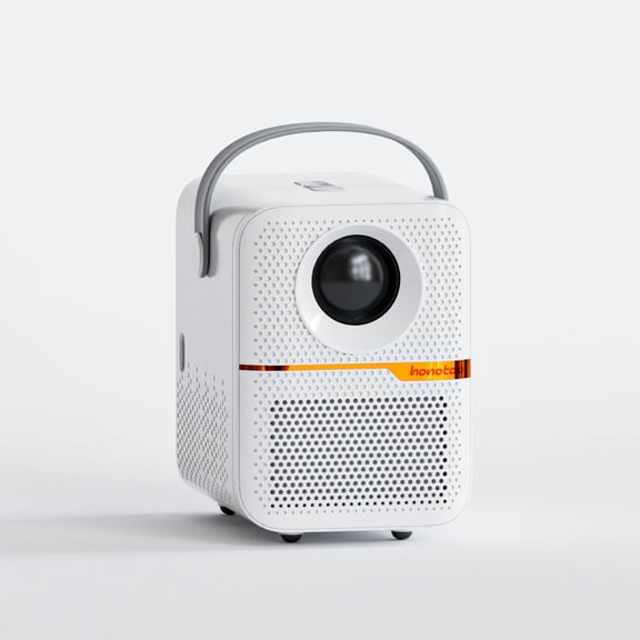 Portable Mini Projector, 240 ANSI Lumens Native 720P HD Home Theater Projector with Android 10, 2GB RAM 8GB ROM, 4K Video Decoding, Dual USB, WiFi & Bluetooth 4.2, Electronic Keystone Correction, 30-