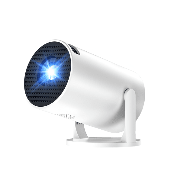 Portable Mini Projector, 240 Adjustable Stand, 80" Screen, for Home & Bedroom Use