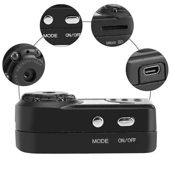 Portable Mini Q5 1280X720P HD Camera DV Digital Video Recorder Camcorder Night Vision
