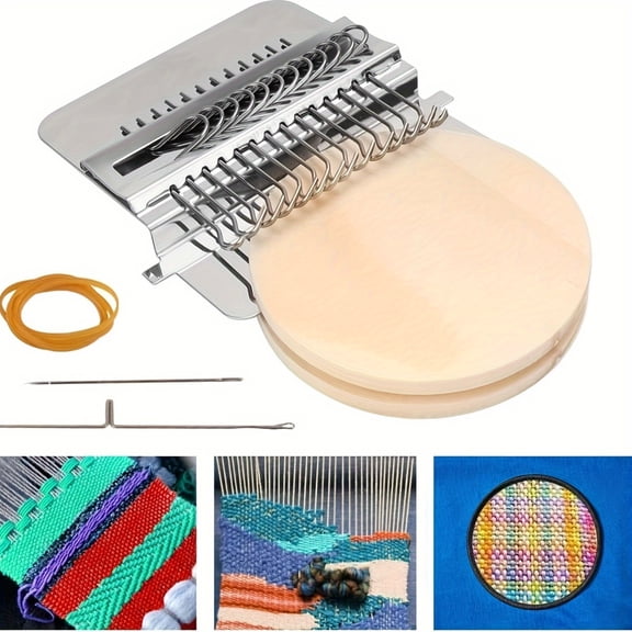 Portable Mini Sewing Machine with 14 Crochet Hooks, Handheld Electric Sewing Tool for Quick Clothing Repairs, Ideal for Jeans, Socks, Fabric & DIY Craft Projects