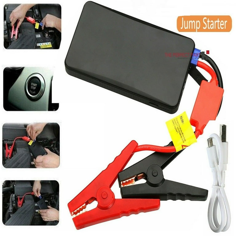 Portable mini slim 20000mah car jump starter engine battery charger power bank discount