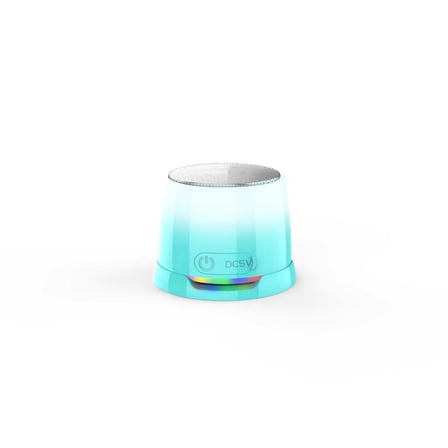 Portable Mini Speaker, Magnetic Bluetooth Speaker for Phone Stand & Kitche, Refrigerator, Anything Magnet, Gifts Cyan-White