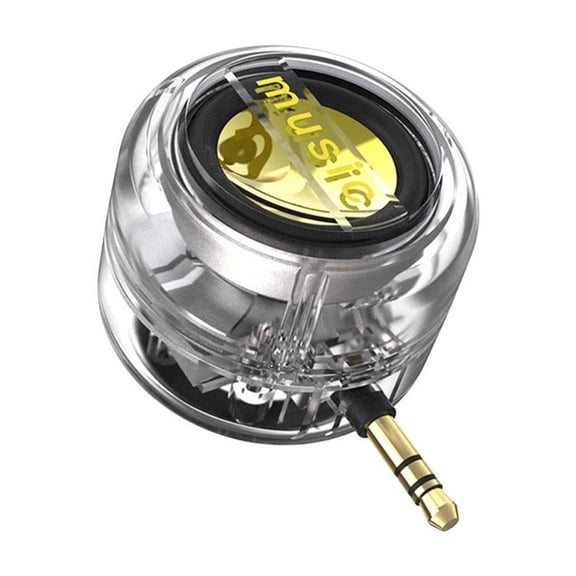 Portable Mini Speaker Universal 3.5mm Type-c Mobile Audio Player External Bluetooth Audio Phone E4A8 Portable Car