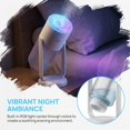 thumbnail image 1 of Portable Mini Starry Sky Projector Humidifier - 260ml Cool Mist USB Humidifier with Night Light for Baby Bedroom/Travel/OfficeSpring - 2 Mist Modes & Ultra-Quiet, 1 of 10