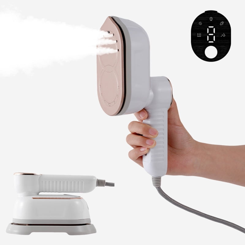 Portable Mini Steam Electric Iron&Steamer for Clothes, 1200W Portable Handheld Garment Steamer,130ml Water Tank