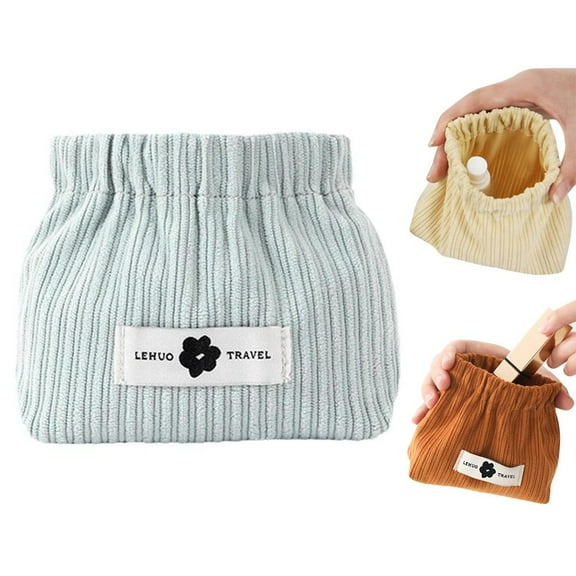 Portable Mini Storage Bag Small Cosmetic Pocket Make Up Pouch for Women Corduroy H3Q8