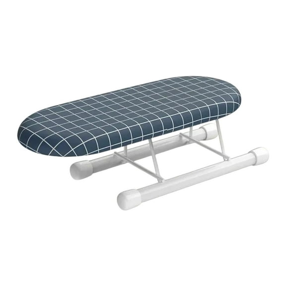 Portable Mini Tabletop Ironing Board with Folding Legs, Wide Countertop with Cover, Small for Sewing Craft