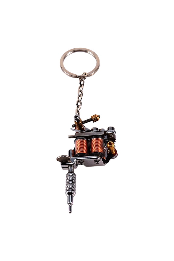 Portable Mini Tattoo Machine Tattoo Supply Guns Keychain As Pendant Ornament