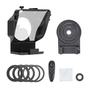 Portable Mini Teleprompter Prompter For Smartphone/DSLR Camera Video Recording Live Streaming Interview Remote ,Professional Equipment