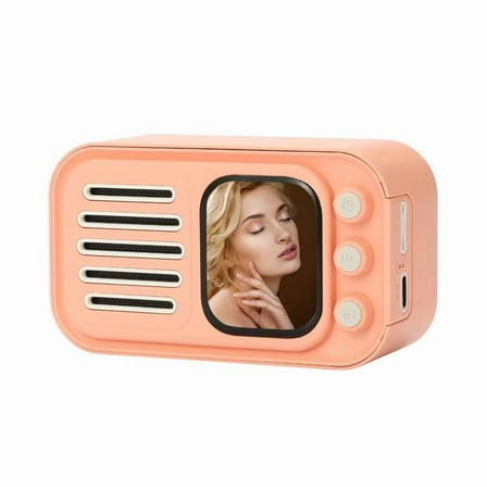 Portable Mini Touch Screen Alarm Clock Time Display Wireless Smart Bluetooth Speaker monitor Android Audio subwoofers