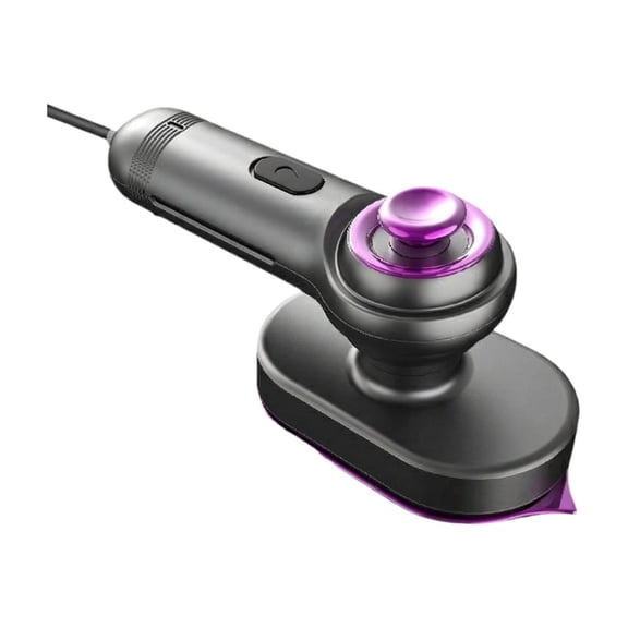Portable Mini Travel Iron, Travel Steamer Mini, Smart Temperature, Gray, 3X2 in Base, Dry Steam Pressing, Vacation Trips, 1 Pc