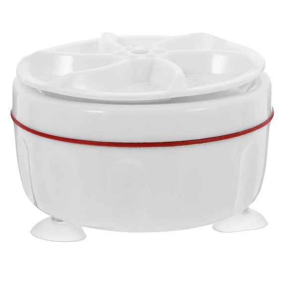 Hytrove Automatic Portable Washer White Compact for Dormitory Use 1Set