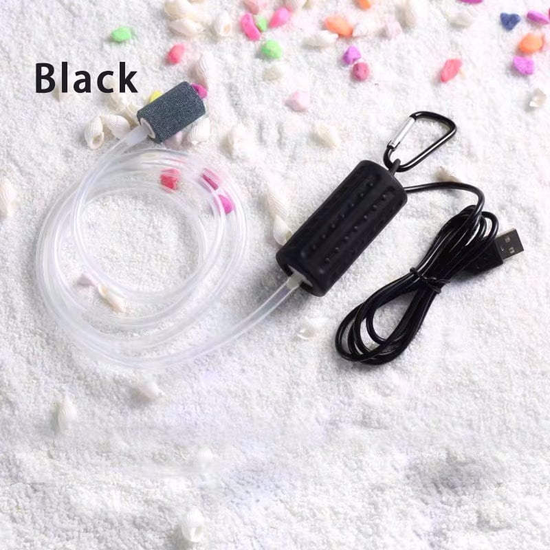 Portable Mini USB Aquarium Fish Tank Oxygen Air Pump Mute Energy Saving Supplies Accessories