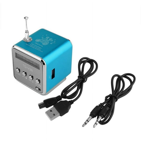 Portable Mini USB Speaker MP3/4 Music Player Support SD TF Card USB2.0 Stereo FM Radio