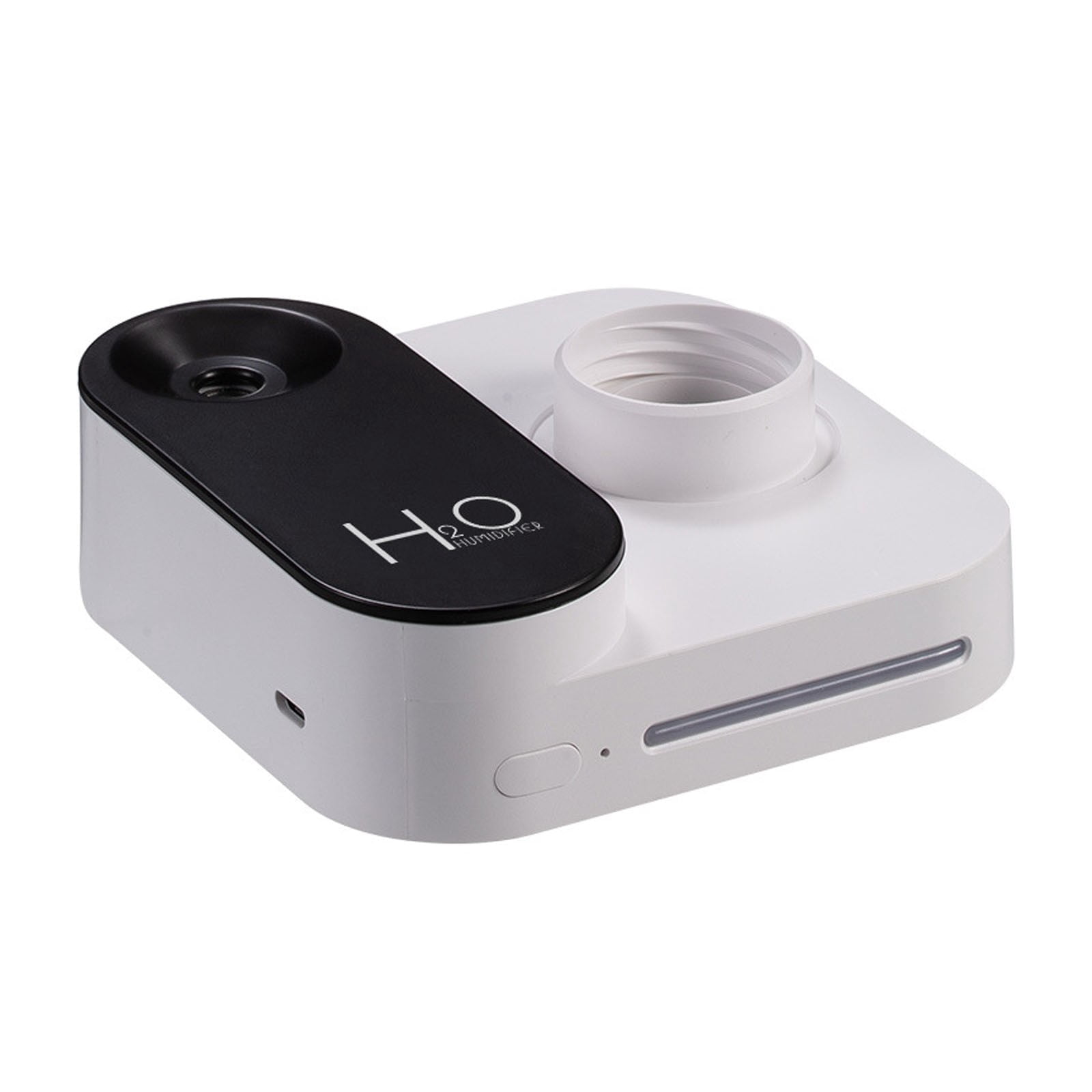 Portable Mini USB Travel Humidifier with Auto Shut Off Super Quiet Cool Mist Air Moisturizer for Indoor Bedroom Desk Nightlight Leak