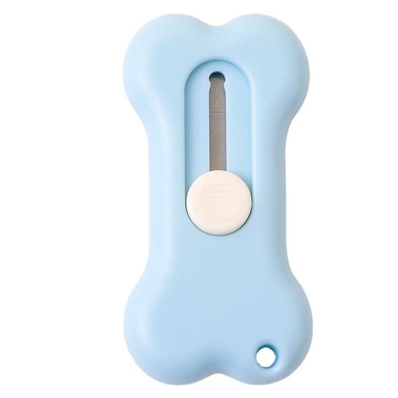 Portable Mini Utility Knife - Stainless Steel Retractable Box Cutter for Office, School, and Home Use