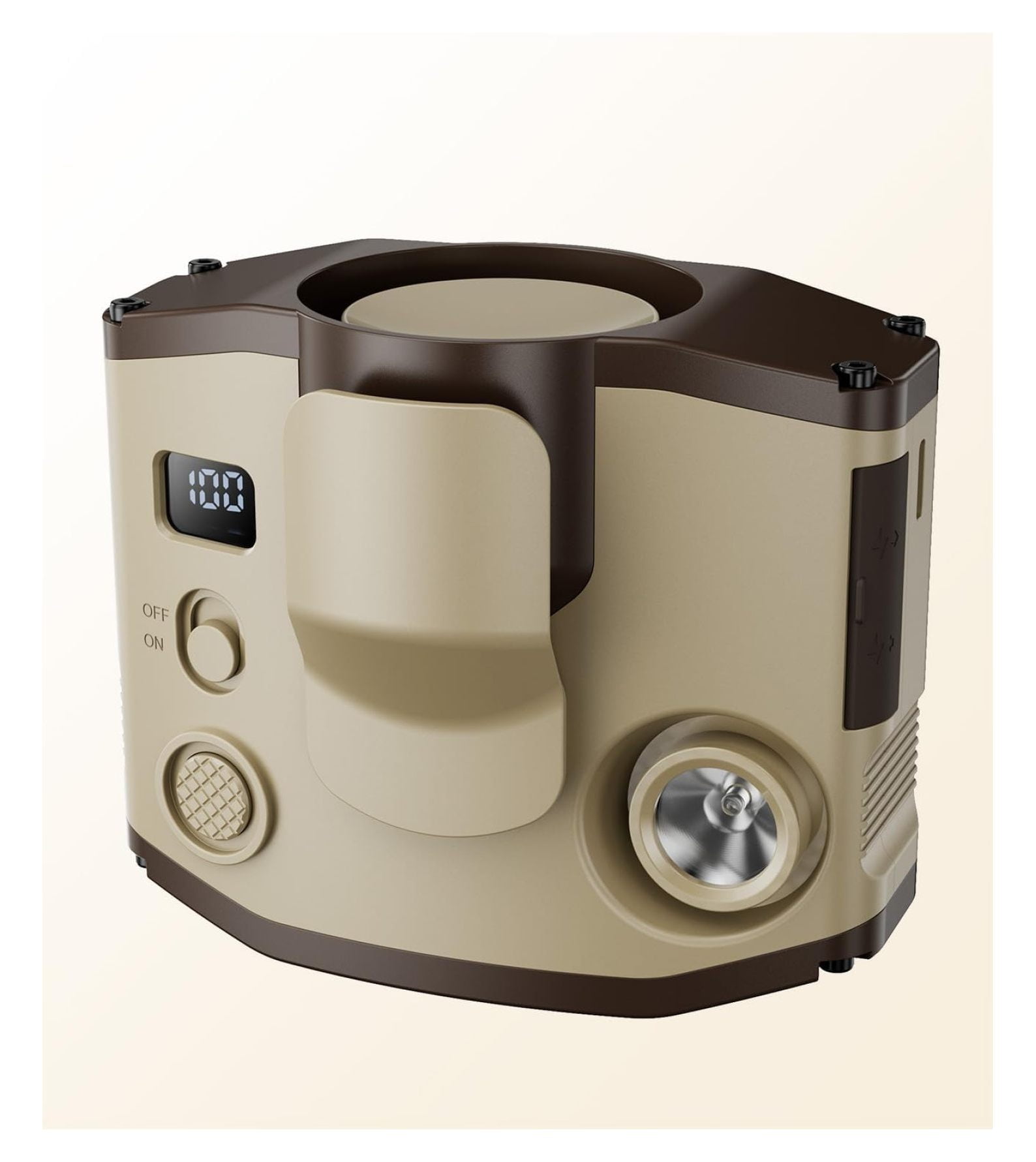 Portable Mini Waist Clip Fan, 10000mAh Battery Operated Hand Wearable