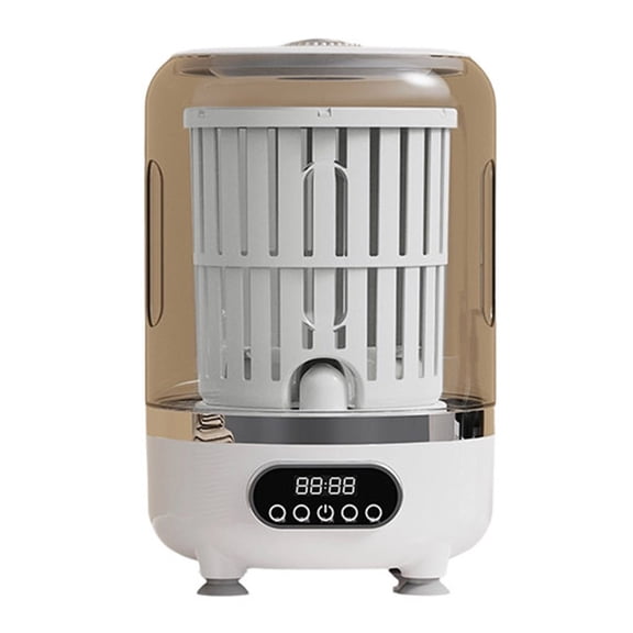 Portable Mini Washing Machine with Spin-Dry, 3L Compact Washer for Underwear, Socks, and Baby Clothes, Cordless Rechargeable 3000mAh with Type-C, UV Cleaning, Ideal for Apartment, RV, Travel