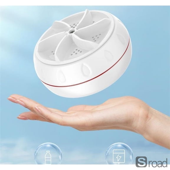 Portable Mini Washing Machine, USB Powered Turbo Rotation Travel Washer For Socks, Underwear & Delicates, Compact Personal Washer For Dorm, Apartment, Camping