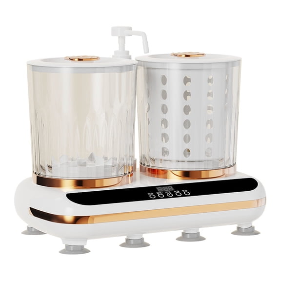 Portable Mini Washing Machine for Underwear and Socks - Double-Compartment Fully Automatic Washer