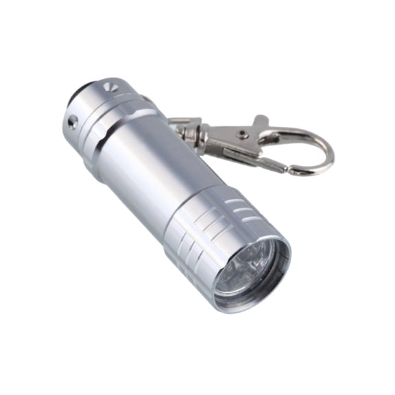 Portable Miniature Aluminum Flashlight With 3 LED Beam Keyring Design Water Resistant For Emergency Kit and Daily Carry