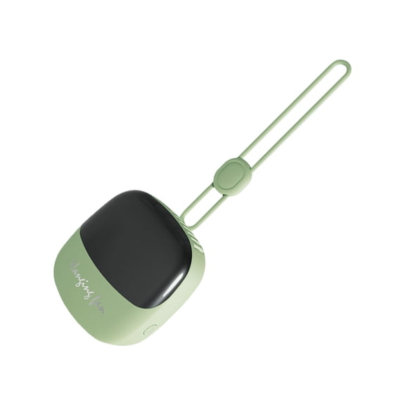 Portable Miniature Clip On Neck Fan with Digital Display Adjustable Winds Speed Electric Fan Wearable Cooling Device