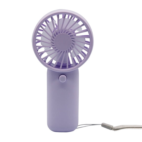 Portable Miniature Fan With Lanyard 2 3A Batteries Plastic Construction Single Speed Control For Indoor Outdoor Use