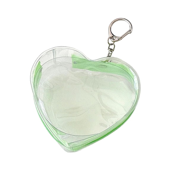 Portable Minis Doll Storage Bag with Keychain Blinds box Organizers with Zipper Closure Clear Figure Display Bag