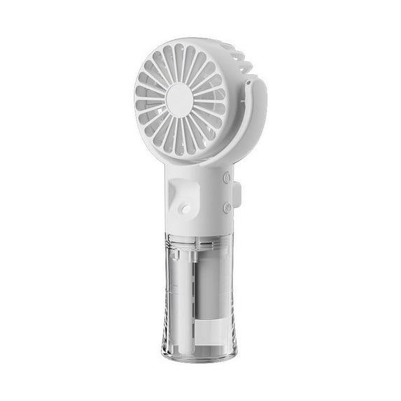 Portable Misting Fan, Foldable Handheld Spray Personal Fan, 4 Speeds, With Neck Lanyard, Usb Rechargeable, Suitable For Travel, Outdoor, Makeup, Camping, Home And Office Use