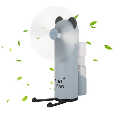 Portable Misting Fan, USB Mini Hand-Held Fan, Water Spray Fan with Cooling Humidifier