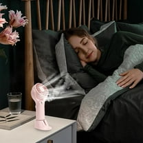Portable Misting Fan,USB Rechargeable Air Cooler,3-Speed Humidifier,Personal Cooling Device,Travel Home Office Fan,Compact Airflow Blower,Energy-Saving Conditioner Holiday Gifts