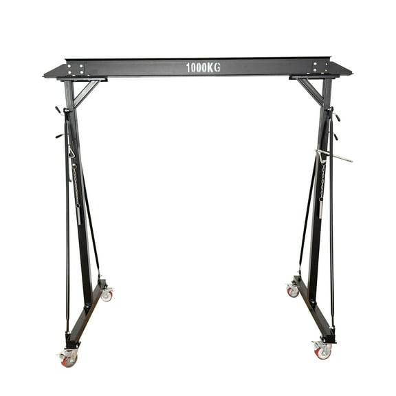 Portable Mobile Gantry Crane Portable Lift Hoist with Ajustable Height Range of 94.5" to 141.7"