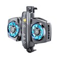 thumbnail image 1 of Portable Mobile Phone Cooler Semiconductor Cooling Fan Radiator Phone Holder Game Heat Sink Cooler(Black), 1 of 5