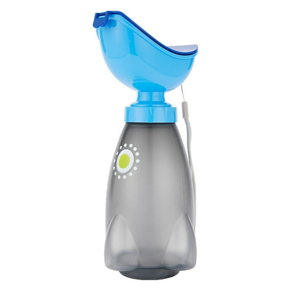 Portable Mobile Urination Device Adults Kids Urinal Bottle Reusable for Camping Hiking Travelling Blue