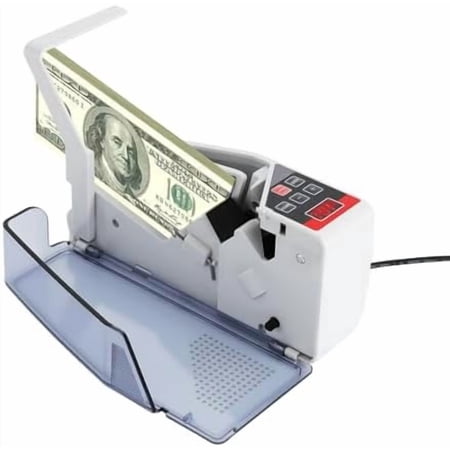 Portable Money Counter Machine 600 Bills/Min, Dual Power Battery/AC Bill Counter with ADD Mode & Batch Function - Lightweight Cash Counter for Banks Retail Stores$$Office