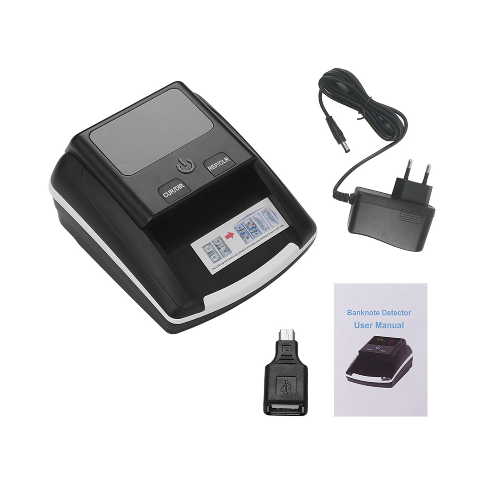 Portable Money Counter Machine Small Banknote Bill Detector ...