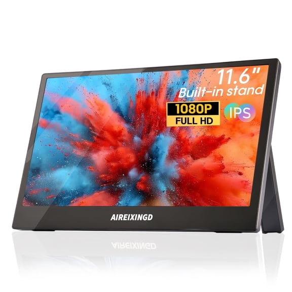 Portable Monitor 11.6" 1920x1080 IPS Compatible with PS4/PS5/XBOX/Switch/PC/Mac