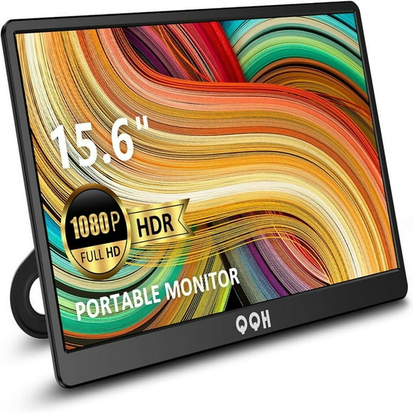 Portable Monitor 15.6in 1080P FHD USB-C HDMI HDR Gaming IPS Screen Display