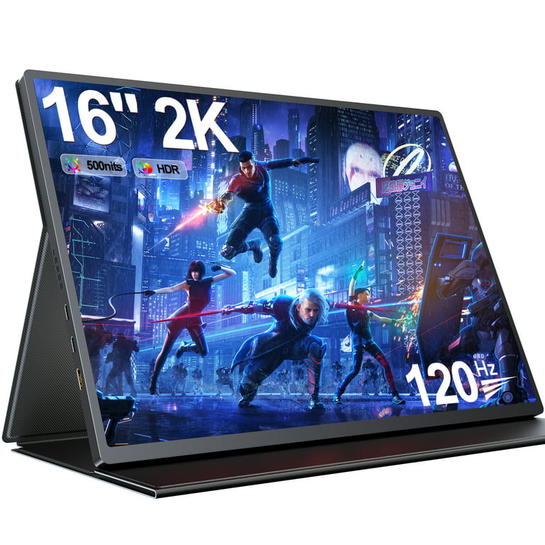16 2K Portable Monitor 60 Hz Freesync Gaming Screen For Game Xbox Series x  PS
