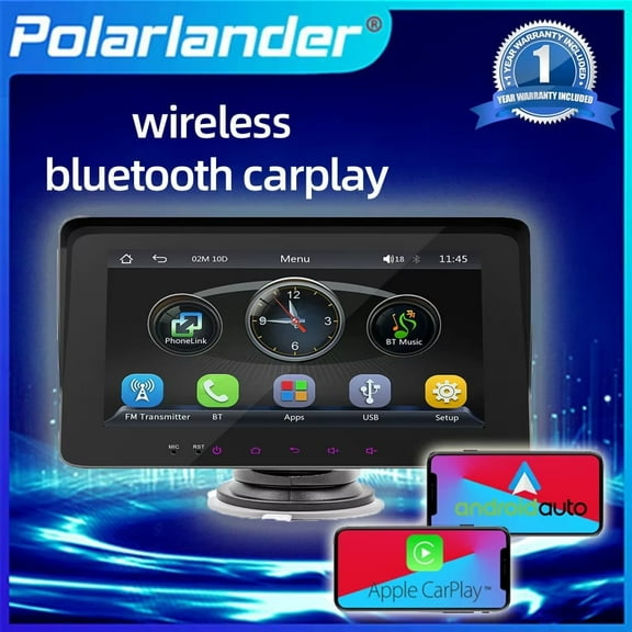 Portable Monitor Car Multimedia Player Car MP5 Player Wireless Carplay Android Auto Airplay Touch Screen 7" Bluetooth