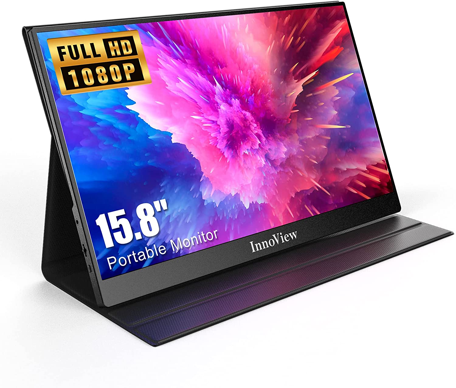 InnoView 15.8”モバイルモニター USB-C/HDMI 接続 InnoView 15.8 Inch FHD 1080P USB C HDMI Laptop Powered