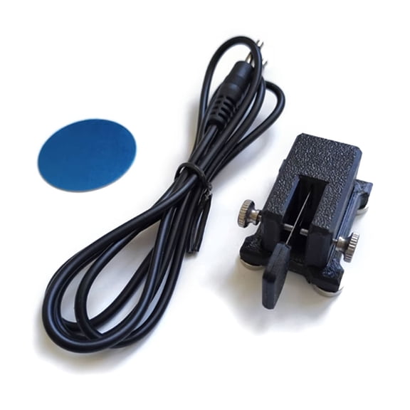 Automatic Morse Code Keyer With Magnetic Base Stable Single Paddles Design Adjustable Contacts For CW Operation