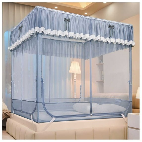 Portable Mosquito Net, Anti-Mosquito Tent with 3 Door Canopy and Freestanding Net for Travel, Camping