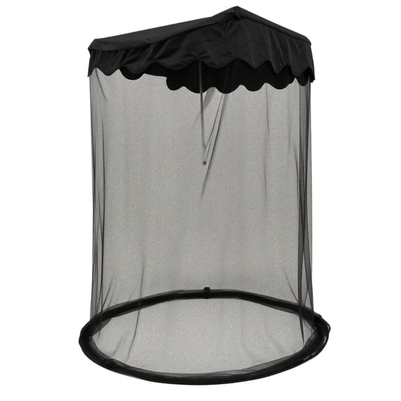 Portable Mosquito Net for Camping Chair, Outdoor Bug Protection Screen Tent with Zipper Closure, Breathable Mesh Shield for Fishing, Beach, Garden, Lightweight & Easy Setup,52IN