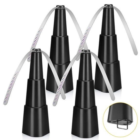 Portable Mosquito Repellent Fan with Safety Reflective Strips, Hangable Design for Outdoor Activities and Indoor Comfort, 4 PCS